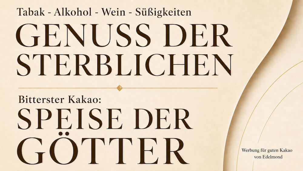 Edelmond Slogan: Speise der Götter