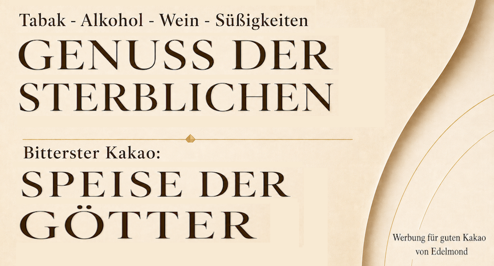 Edelmond Slogan: Speise der Götter