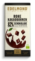 Roh Bitter-Schokolade 82% Kakao. Langzeitgeführt Bio...