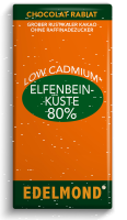 Elfenbeinküste 80% Low Cadmium: Rustikaler Kakao & Kokosnektar