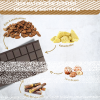 Gefüllte Haselnuss - Nougat Tafel, Bio & Fair