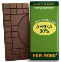 Afrika 80% Low Cadmium: Rustikaler Kakao & Kokosnektar