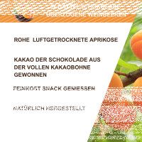 Aprikosen in Dattelschokolade Roh/Bio 150g