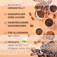 Bio Kakaopulver geröstet, alkalisiert Dose 200g