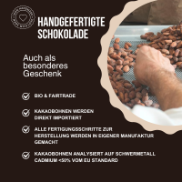 Bio Cabernet Sauvignon Rotwein Schokolade –  fest in Kakao