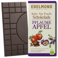 Pflaume-Apfel-Schokolade; Nur Frucht Bio &amp; Fair