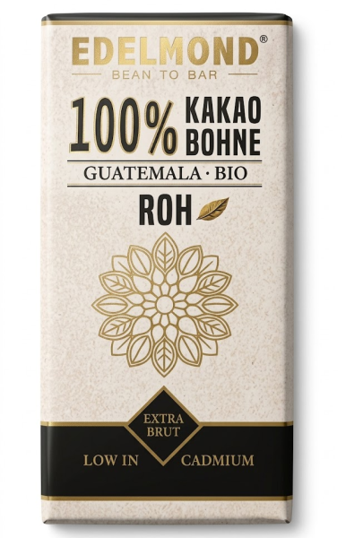 Rohe 100% Bitter Schokolade, Bio