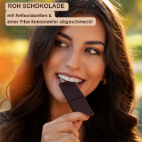 Rohe 100% Bitter Schokolade, Bio Fairtrade