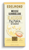 Weiße Schokolade PulPura, fruchtig zart