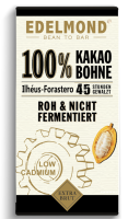Unfermentierte 100% Tafel. Roh Naturell, ohne Zucker
