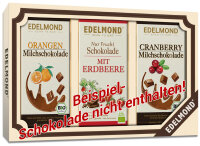 Zum selbst füllen: 3 bis 6 Tafel Schatulle