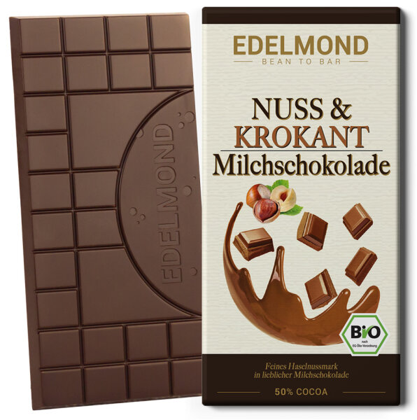 Nuss-Krokant Milchschokolade, Bio & Fair