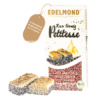 Honig-Marzipan geflämmt mit Kakaofuß, Bio