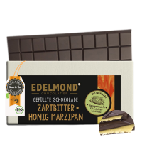 Gefüllte Honig-Marzipan-Tafel, Bio & Fair Cacao