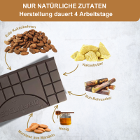 Gefüllte Honig-Marzipan-Tafel, Bio & Fair Cacao