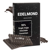 Edel-Kuvertüre 95% Kakaoanteil. 1/2 kg Bio & Fair