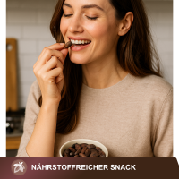Kakaobohnen Roh, mit Schale, Bio + Fair