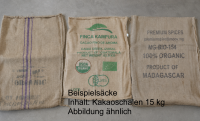 15 kg Bio Kakaoschalen Mulch im Kakaobohnensack