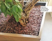15 kg Bio Kakaoschalen Mulch im Kakaobohnensack
