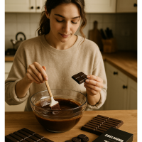Edel-Kuvertüre Kokosnektar,  Bio 70 % Cacao 500g