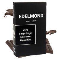 Edel-Kuvertüre Kokosnektar,  Bio 70 % Cacao 500g