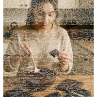 Edel-Kuvert&uuml;re Kokosnektar,  Bio 70 % Cacao 500g