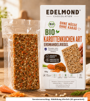 Karottenkuchen-Art Bio Riegel. Histaminbewusste Rezeptur...