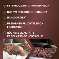 Fettreduzierte ausgepresste Bio Kakaonibs 200g