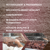 Fettreduzierte Kakao Nibs, Bio & Fair - 200g