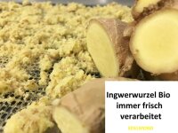 Ingwer-Kurkuma Roh Schokolade; Nur Frucht Bio & Fair