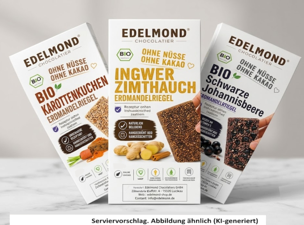 Drei milde Riegel Set. Sanfte Bio Rezeptur + Preisvorteil mit Schleife
