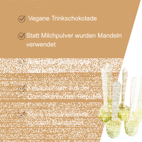 Vegane, weiße Kakao-Löffel. 7 Stück,...