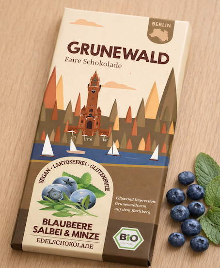 Grunewald Souvenir Bio Schokolade als Geschenk