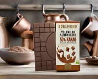 Vollmilchschokolade 50% seidiger Kakao Bio fairtrade