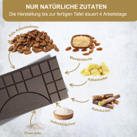 Mandel & Salzblüte Edel-Milchschoko, Bio+Fair