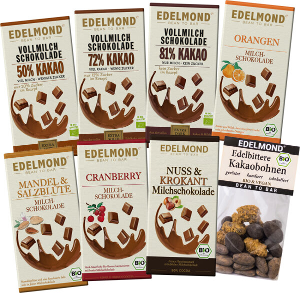 Vollmilch-Schokolade, Kennenlern-Paket, Bio