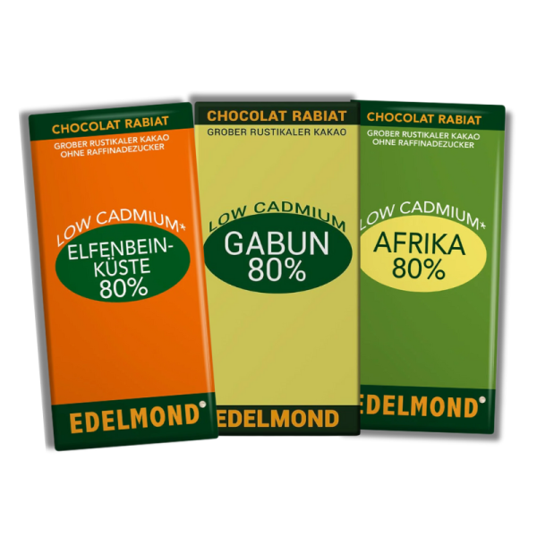 Edelmond 3 Afrika Rustikal – Trio Low Cadmium