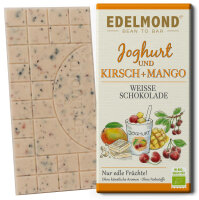 Joghurt, Kirsche &amp; Mango, Wei&szlig;e Schokolade, Bio