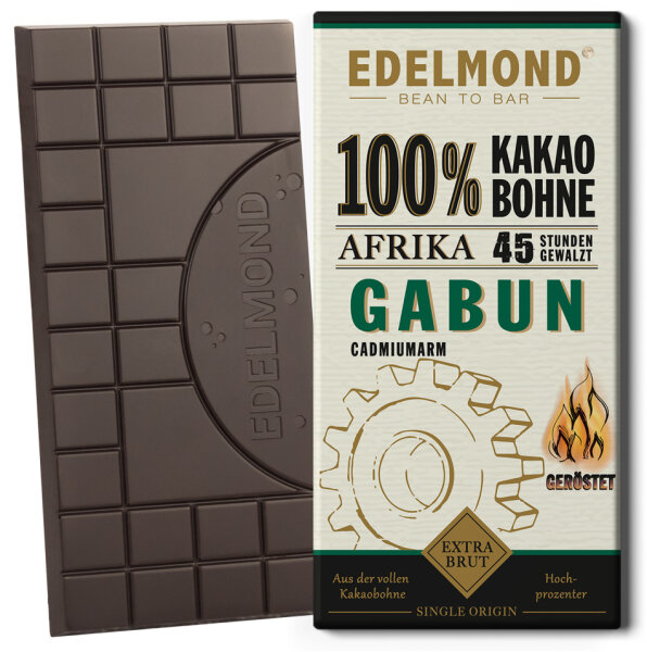 100% sortenreiner Gabun Kakao - High Cacao - Low Cadmium