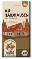 Au-Haidhausen Mandel &amp; Salzbl&uuml;te Schokolade. Bio &amp; Fair Trade