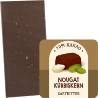 Schwantaler H&ouml;he Nougat &amp; K&uuml;rbiskern Schokolade,  Bio &amp; Fair Trade