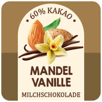 Neuhausen Mandel und Vanille Schokolade. Bio & Fair Trade