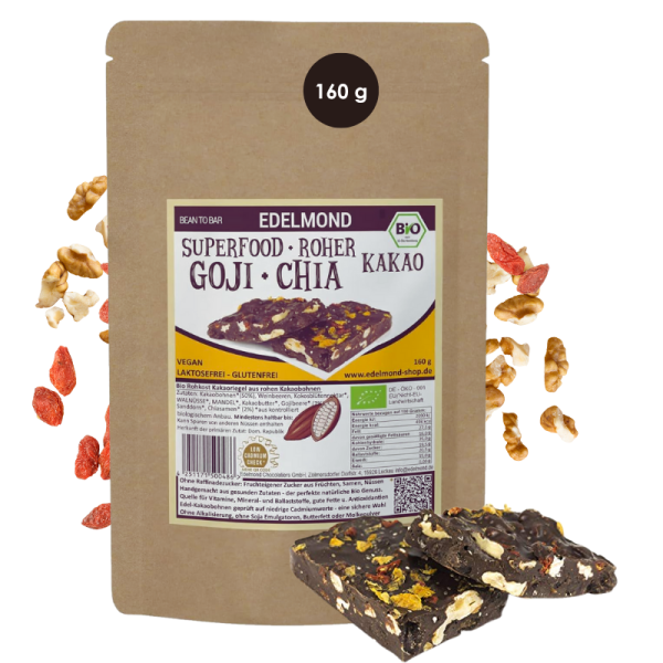 Superfood-Roh Goji & Chia Bruch-Riegel, Bio+Fair