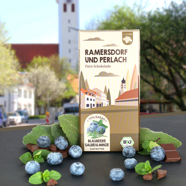 Ramersdorf/Perlach Blaubeere, Salbei, Minz Schokolade. Bio & Fair trade