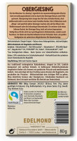 Obergiesing Pistazie & Hagebutte Schokolade. Bio & Fair trade