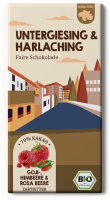 Harlaching-Untergiesing Goji- und Himbeer Schokolade.  Bio &amp; Fair trade