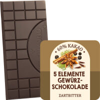 Thalkirchen ... 5 Gew&uuml;rze Edelschokolade. Bio &amp; Fair trade