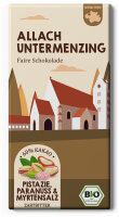 Allach Untermenzin Paranuss und Pistazie Schokolade. Bio & Fair trade