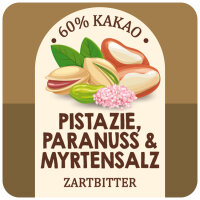 Allach Untermenzin Paranuss und Pistazie Schokolade. Bio & Fair trade