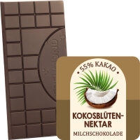 Feldmoching Hasenbergl Kokosnektar Edelschokolade. Bio &amp; Fair trade